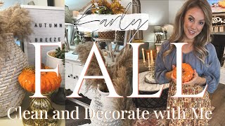 EARLY FALL CLEAN \& DECORATE WITH ME🍂 cottage farmhouse FALL inspired DECORATIONS | Affordable Ideas