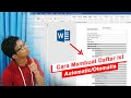 Tutorial - Cara Membuat Daftar Isi Otomatis di Microsoft Word dengan mudah (FULL Complete)