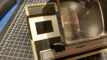 argus 693 electromat auto advance slide viewer