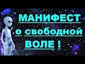 ✔ *Важно* «Манифест о Свободной воле !» *Бог* ~