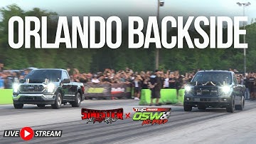 LIVE STREAM 🚨➡️ THE BIGGEST Backside No Prep Drag Race in Florida- TRC x Sinister x OSW
