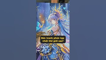 Thử thách vẽ “Bức tranh phức tạp nhất thế giới”!  #giovamay #shorts