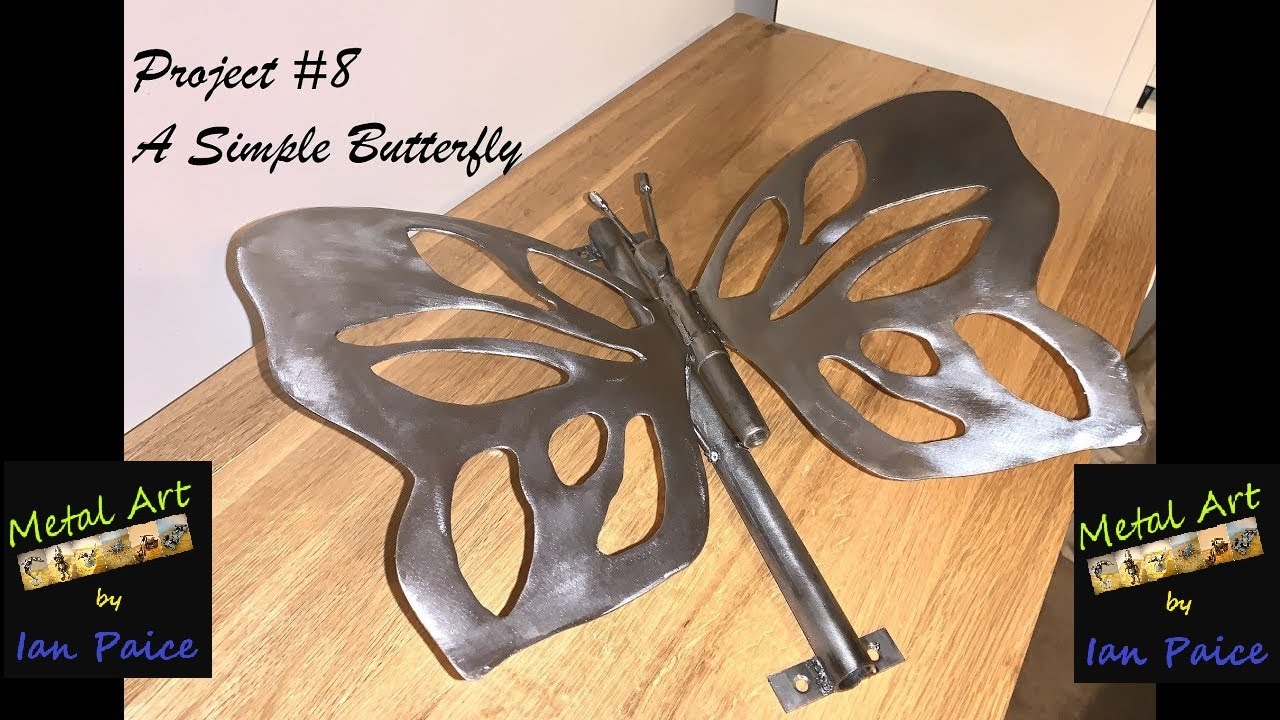 How I made a simple but effective Butterfly from Metal YouTube