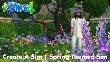 Spring-Themed Sim 🌷 | Sims 4 Create A Sim