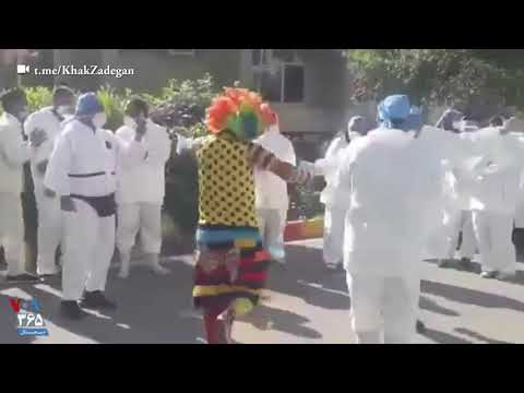 برگزاری جشن شادی در بیمارستان رازی اهواز برای تقویت روحیه بیماران و کادر درمانی