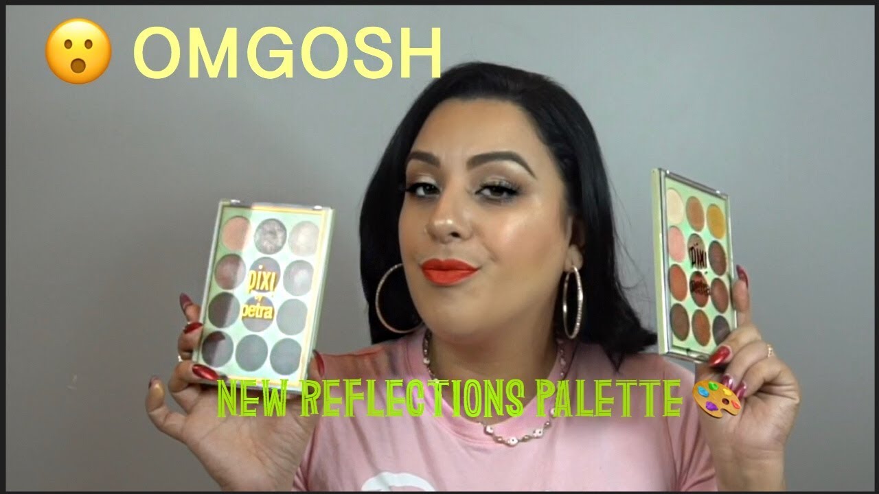 NEW PIXI EYE REFLECTIONS PALETTES|HONEST REVIEW ,FIRST IMPRESSIONS & DEMO|CANVAS BEAUTY - YouTube