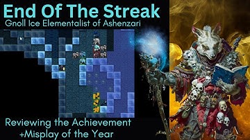 DCSS - End Of The 61 Game Streak - Gnoll Ice Elementalist of Ashenzari (Dungeon Crawl Stone Soup)