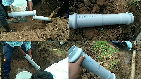 HOW TO FIT BROKEN PVC PIPE  Easy pvc pipe fitting with rubber ring joint, PVC-U pipes - DayDayNews