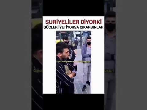 Suriyeli Mülteci Türkiye'ye Meydan Okudu! Güçleri yetiyorsa bizi burdan çıkarsınlar!