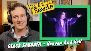Vocal Coach REACTS - BLACK SABBATH "Heaven and Hell" (DIO Live)