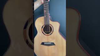 Factory all solid acoustic guitar with handguard good tone professional music stringed instruments.