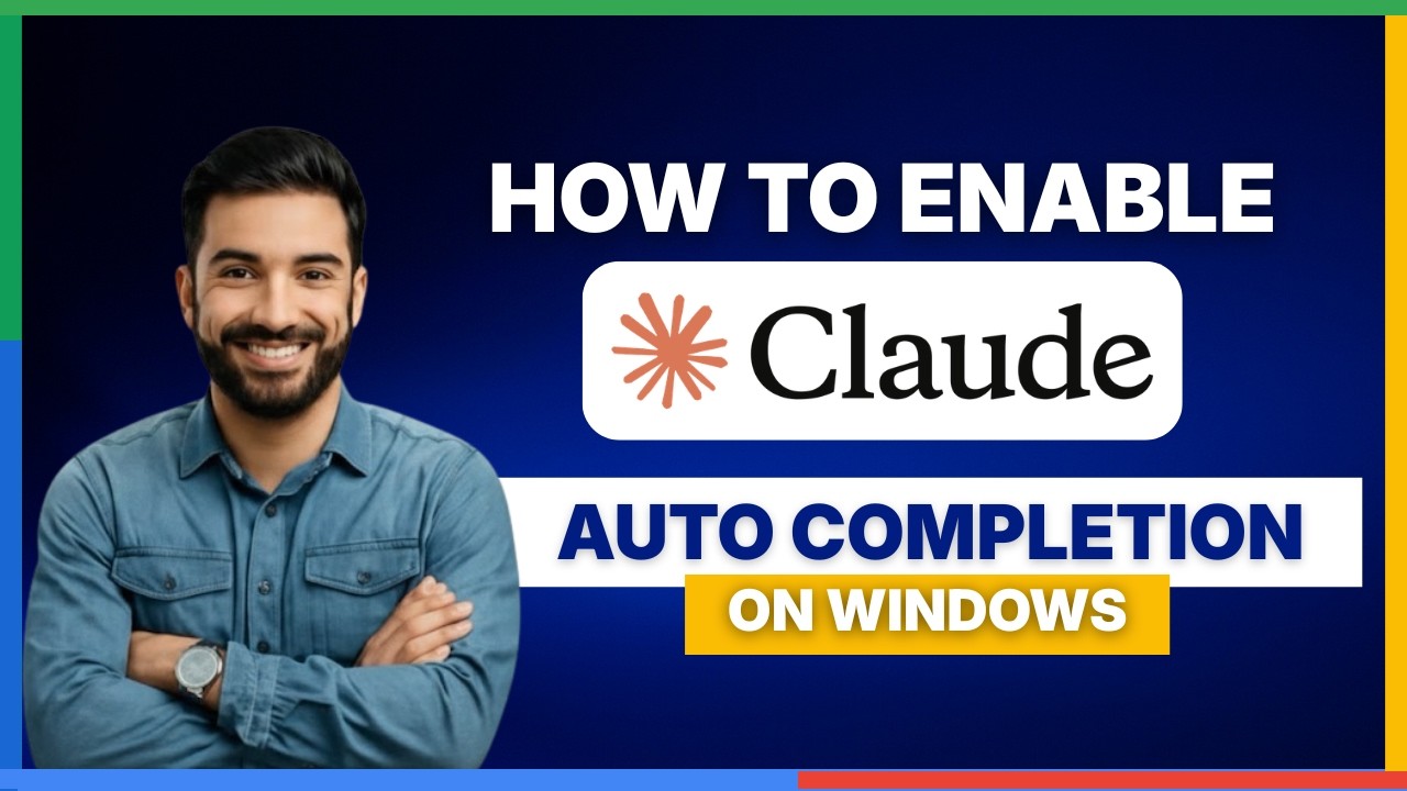 How to enable Claude Code auto completion Windows[FULL GUIDE] - YouTube