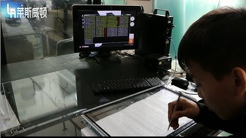 LASVD  Accurate test of the touch screen overlay kit