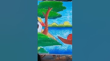 scenery drawing #art #scenery #video