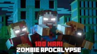 100 Hari di Minecraft Tapi Zombie Apocalypse!