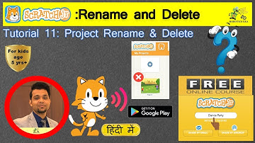 Tutorial 11 I Scratch Jr : How to create new Project, Rename & Delete I Robotics Era