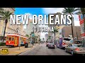 New Orleans, Louisiana | Driving Downtown [4K]