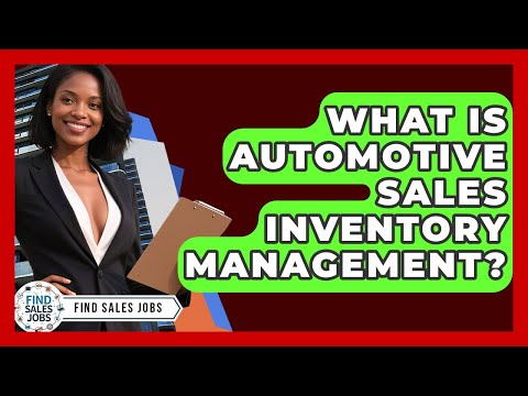 Automotive Inventory Jobs
