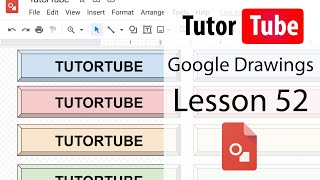 Google Drawings Tutorial - Lesson 52 - Document Details