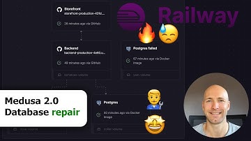 Medusajs 2.0 on Railway: Database messed up? watch this