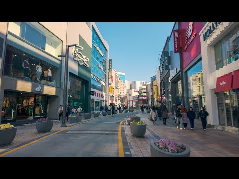 Gwangbokro Fashion Street 🛍 | Busan shopping street walk | Busan Walking Tour 4K
