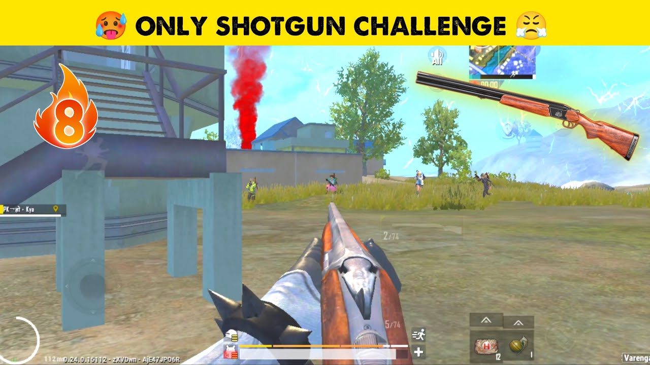 Only ShotGun Challenge in PUBG Lite | PUBG Mobile Lite Solo Vs Squad Gameplay | LION x GAMING