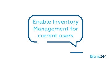 Enable Inventory Management for current users