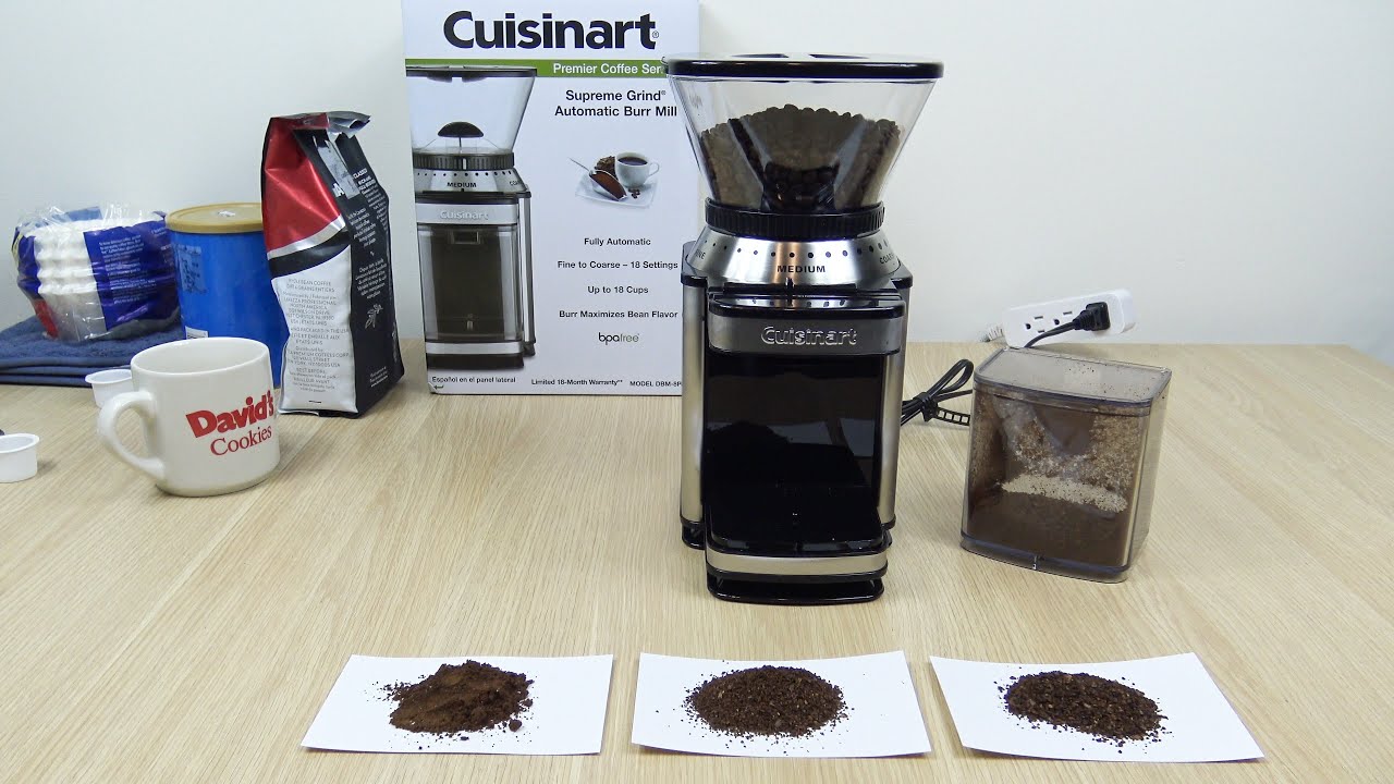 Cuisinart Supreme Grind Automatic Burr Mill Coffee Grinder #CCM-16PC S –  ineedths