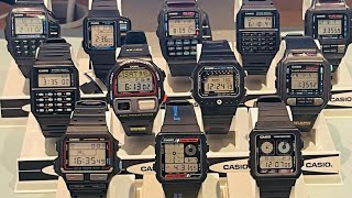 A look at old rare 1980s casio watches