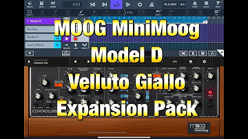 MOOG Minimoog Model D - The Velluto Giallo Expansion Pack - ALL Patches - Demo for the iPad