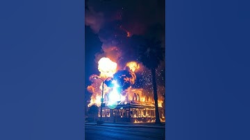 Thumbnail of La fire USA. #music #electronicmusic #fire #firefighter #carfire #explosion