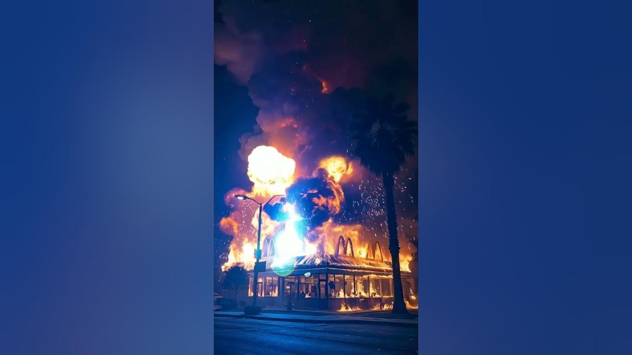 La fire USA. #music #electronicmusic #fire #firefighter #carfire #explosion
