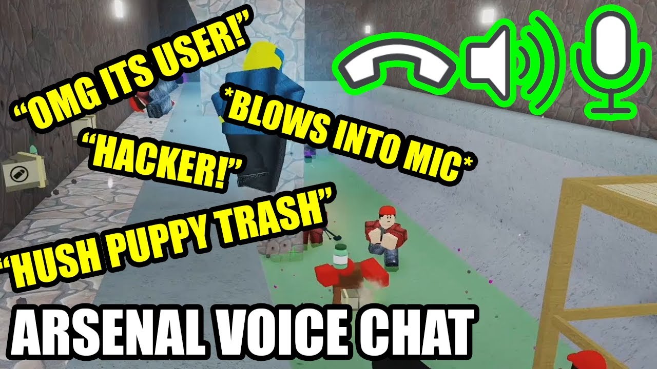 I Turned On Roblox Voice Chat In Arsenal Rip Headphone Users