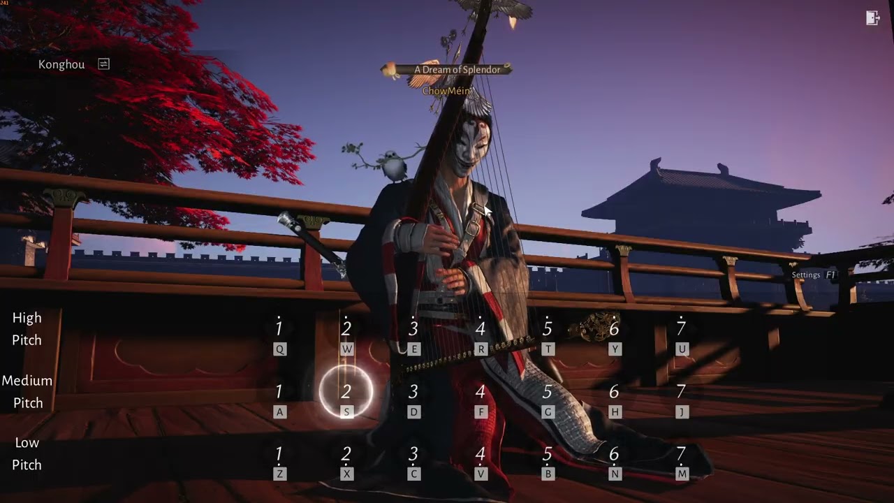 Final Fantasy 8 - Eyes on Me (Where Winds Meet konghou)