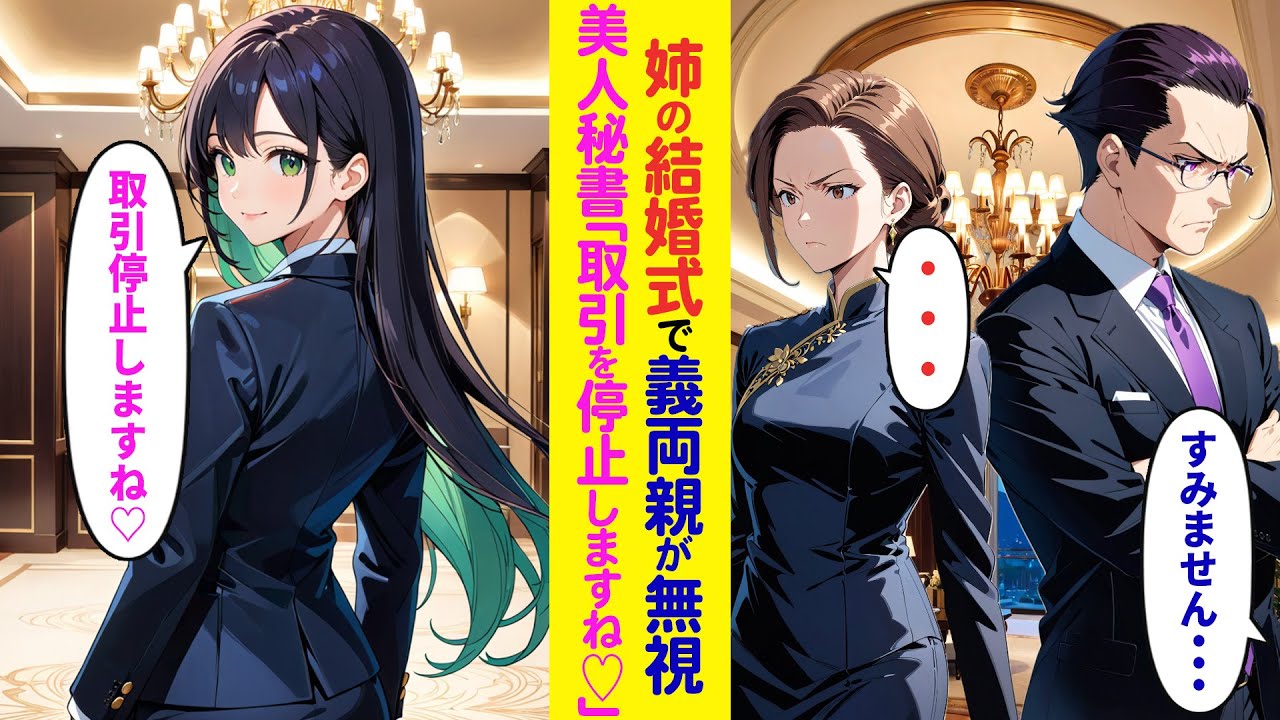 【漫画】「年収30万の貧乏人は帰れw」妹の結婚式で俺をゴミ扱いした義両親→美人秘書「会長、この会社との取引は即時停止でよろしいですか？」【ラブコメ】