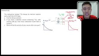 Radioactivity (Example 1) [Chapter 9: Nuclear & Particle Physics]