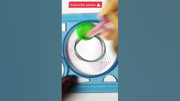 Simple Spirograph Design Geometric shapes03 #shorts #ytshorts #trending#youtubeshorts #satisfying