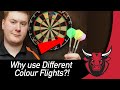 Why Do Players use DIFFERENT COLOUR Darts Flights?!