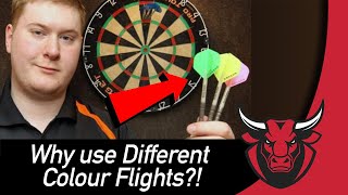 Why Do Players use DIFFERENT COLOUR Darts Flights?!