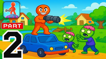 Z bunker 3d - Gameplay Walkthrough Part 2 - Zombie Stronghold (iOS, Android)