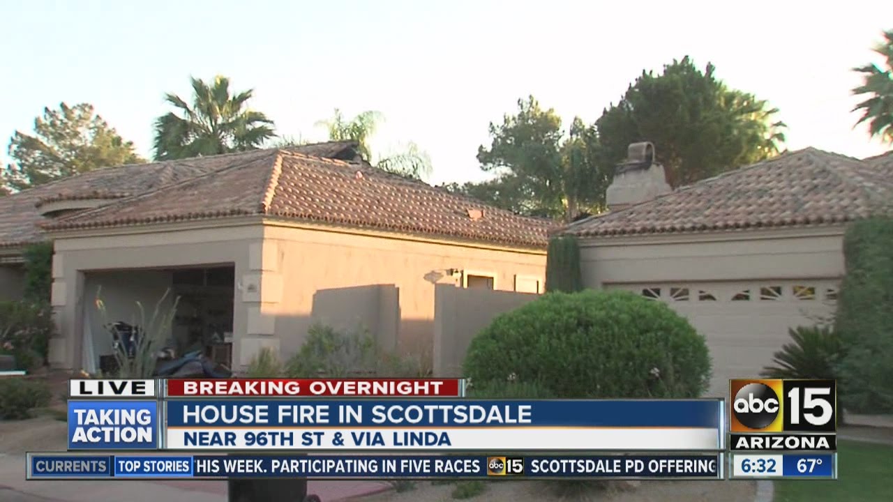 No injuries after Scottsdale house fire YouTube