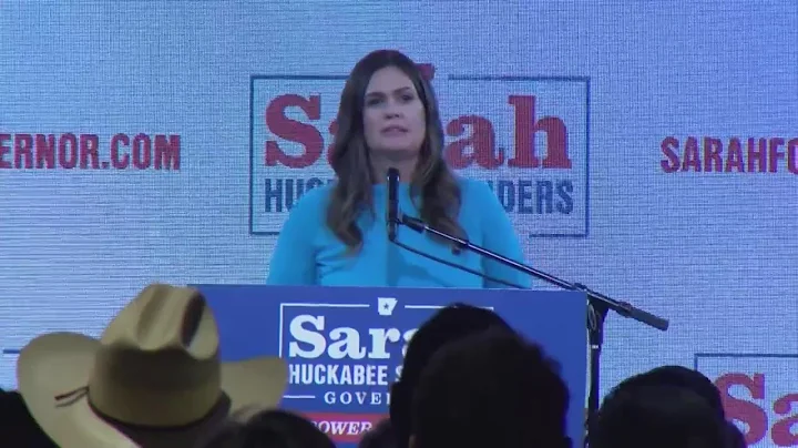 Sarah Huckabee Sanders takes Republican nomination...
