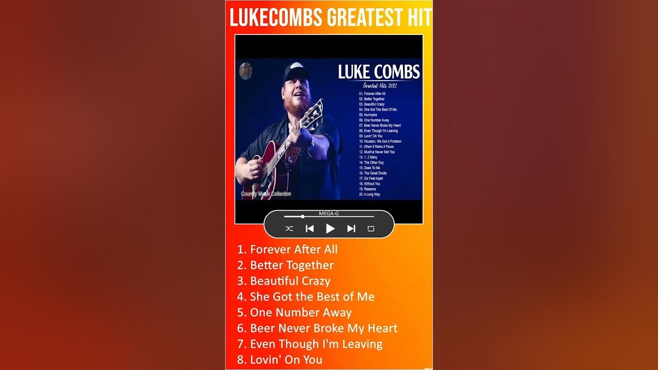 LukeCombs Greatest Hits Full Album - Best Songs Of LukeCombs Playlist 2023 #shorts