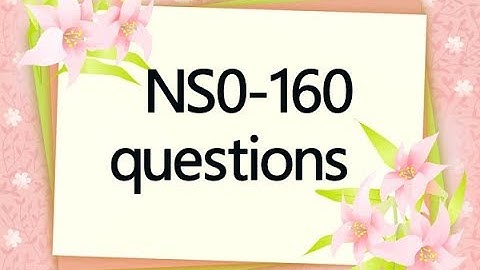2019 NetApp NCDA NS0-160 exam questions - Replacement of NS0-159 Exam