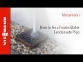 How to Fix a Frozen Boiler Condensate Pipe
