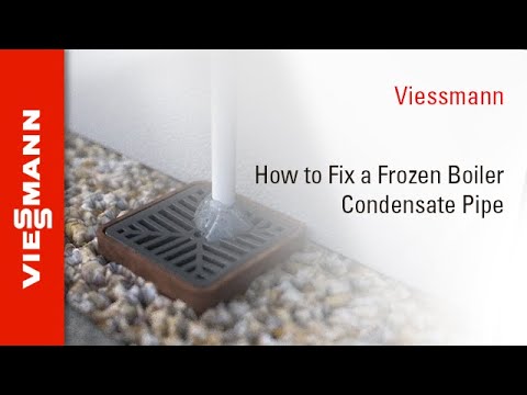 How to Fix a Frozen Boiler Condensate Pipe