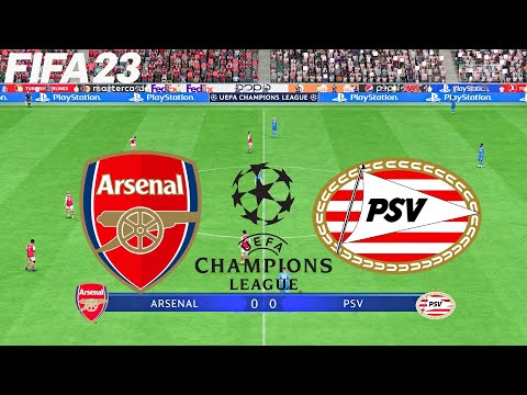 FIFA 23 | Arsenal vs PSV - Champions League UEFA - PS5 Gameplay