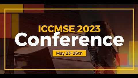 ICCMSE | International Conference of Computational Methods in Sciences and Engineering | ABCD Index