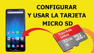 Cómo usar una tarjeta micro SD como almacenamiento interno predeterminado en teléfono #tarjetasd