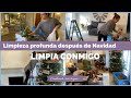 LIMPIEZA PROFUNDA DE LA CASA DESPUÉS DE NAVIDAD~COMENZANDO EL AÑO REFRESCANDO MI HOGAR~MOTIVACIÓN🧹